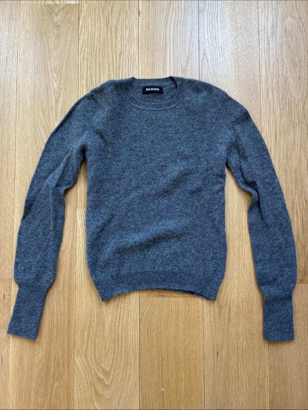 NAADAM Charcoal Crewneck Cashmere Sweater - women’s